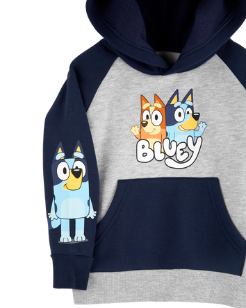 Toddler Bluey Pullover Hoodie, 