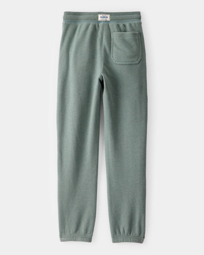 Boys DayDream Fleece Drawstring Joggers - Green, image 2 of 4 slides