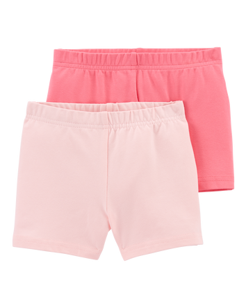 Toddler 2-Pack Tumble Shorts - Pink, 