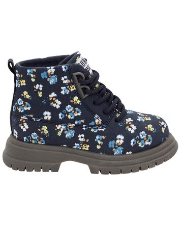 Toddler Floral-Print Fashion Boots, 