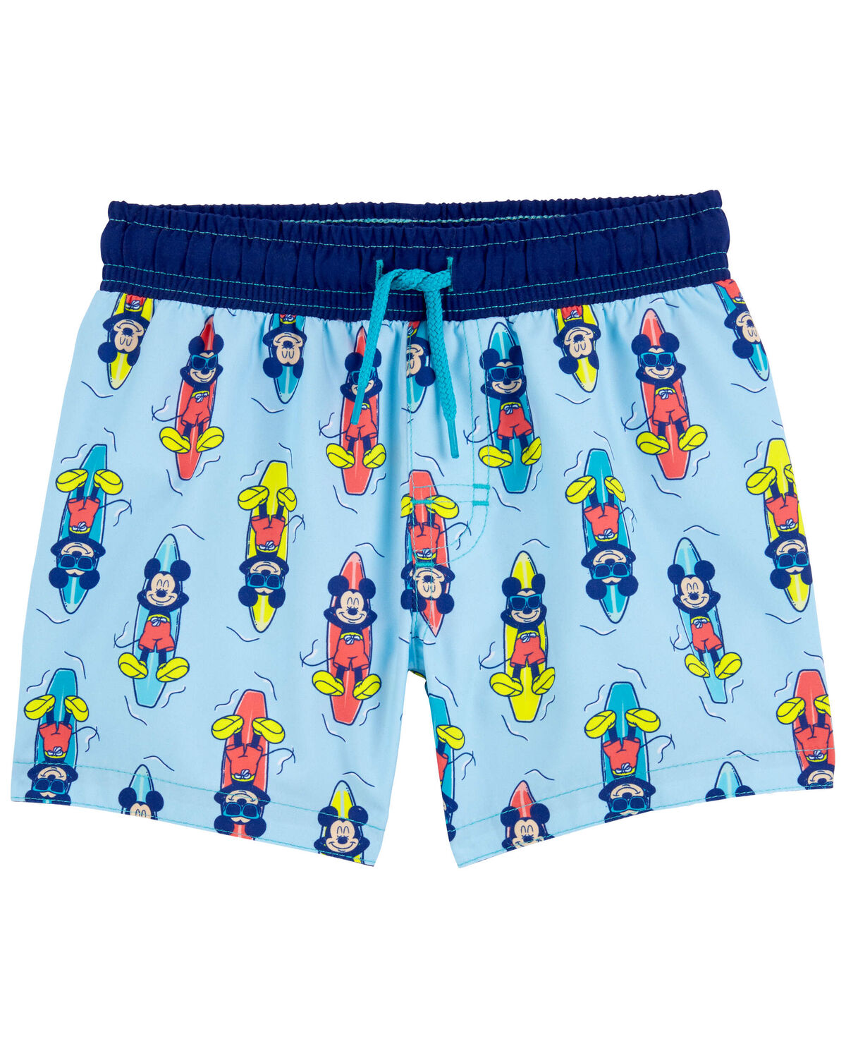 Blue Toddler Mickey Mouse Swim Trunks | carters.com