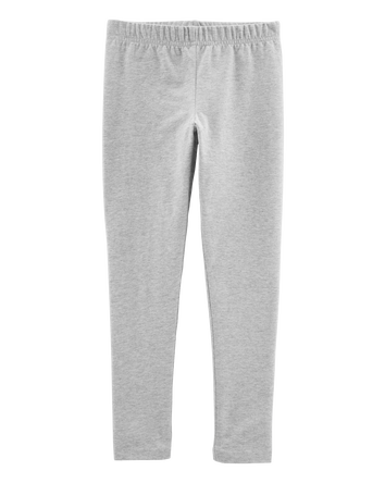 Kid Cotton Stretch Leggings, 