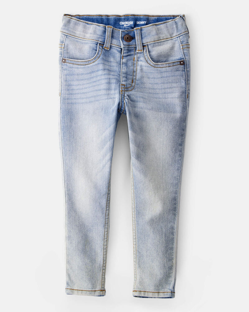 Toddler Sun Faded Light Wash Skinny-Leg Jeans, image 1 of 5 slides