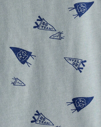 Toddler Boy Varsity Print Short-Sleeve Tee - Grey, 