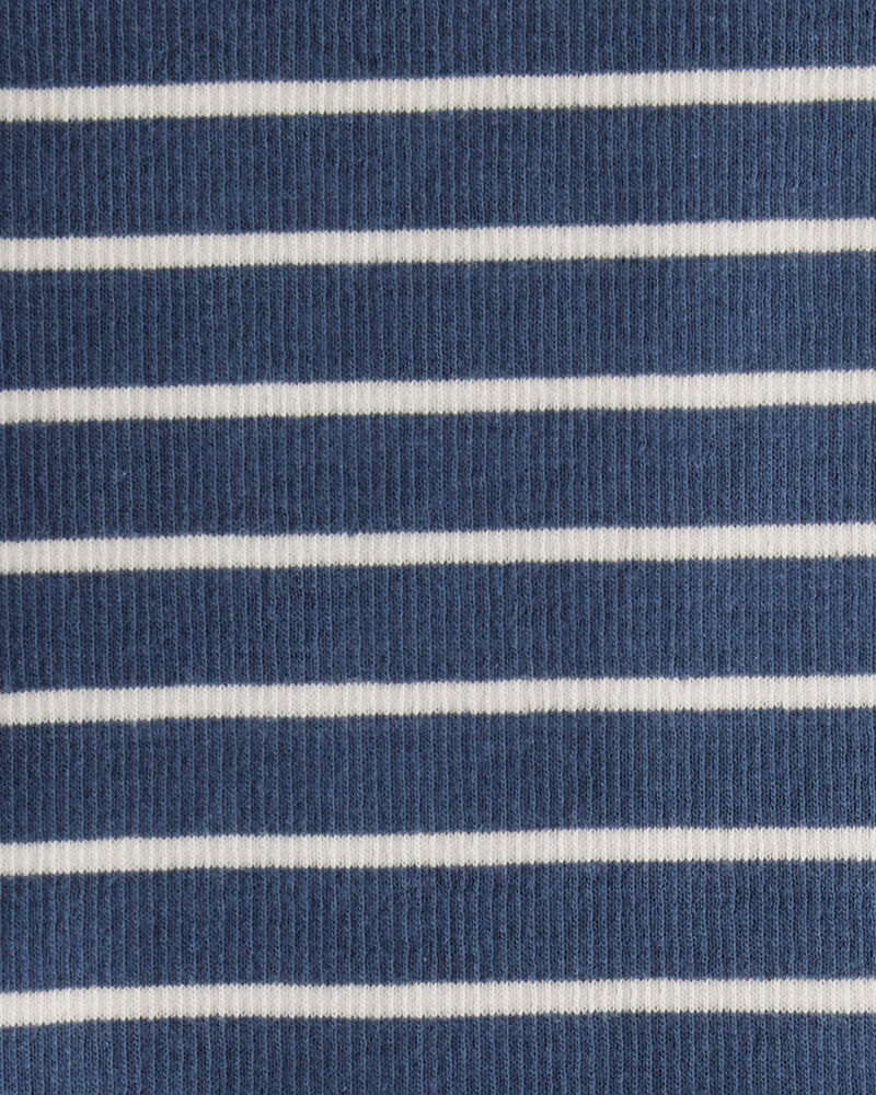 Baby Organic Cotton Pajamas Set in Stripes, image 3 of 4 slides