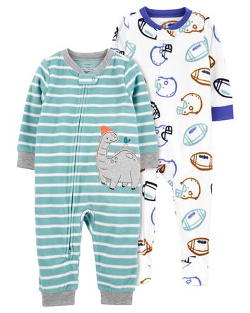 Baby 2-Pack 1-Piece Pajamas, 