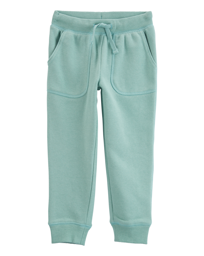 Baby Fleece Drawstring Joggers, image 1 of 4 slides