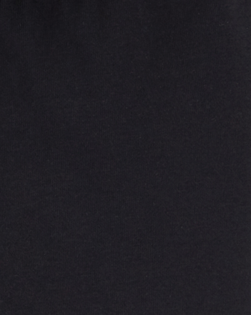 Baby 2-Pack Navy & Black Cotton Stretch Leggings
