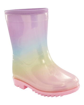 Toddler Rainbow Rain Boots, 