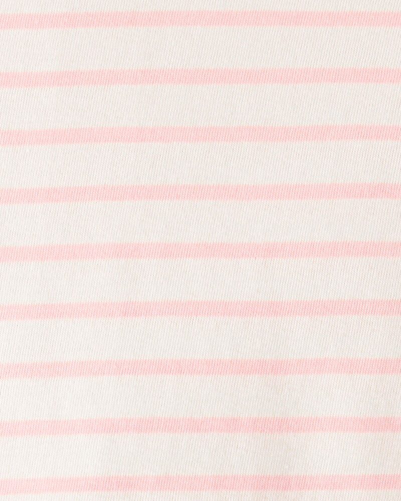 Toddler Girl Striped Long-Sleeve Top - Pink, image 2 of 3 slides