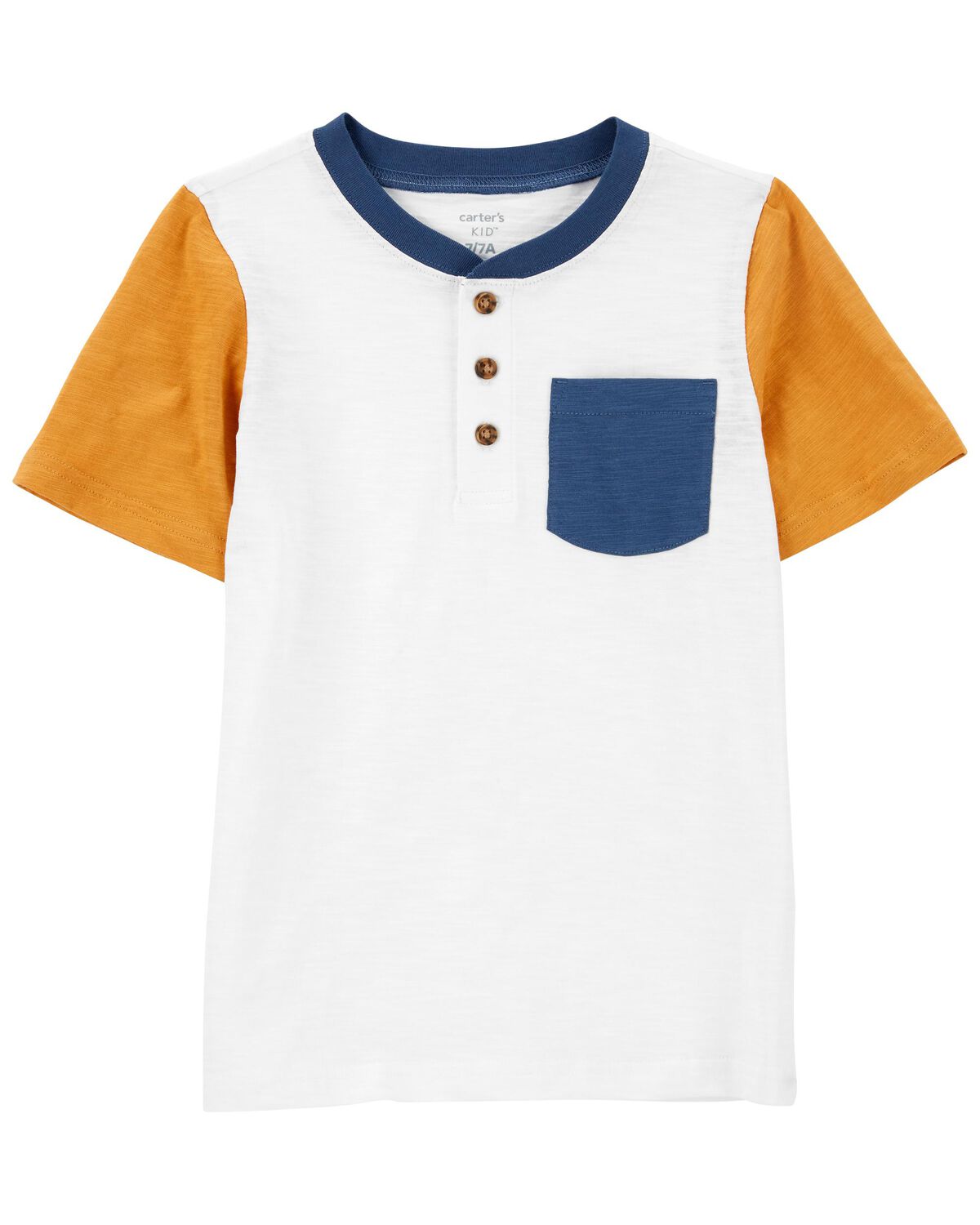 Multi Kid Pocket Henley