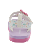 Toddler Casual Floral Sandals - Pink/White, image 3 of 7 slides