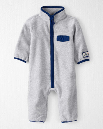 Baby Recycled Microfleece Jumpsuit, 