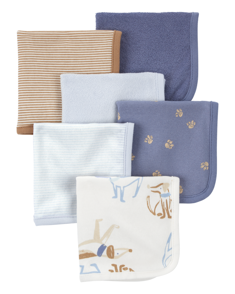 Baby 6-Pack Wash Cloths, image 1 of 4 slides