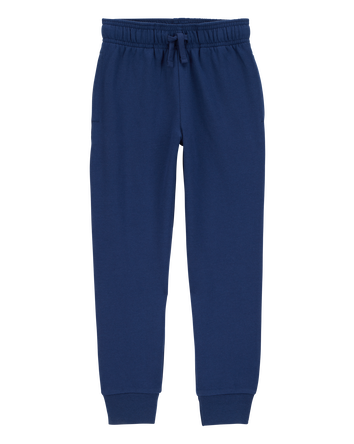 Kid Pull-On Drawstring Joggers - Navy, 
