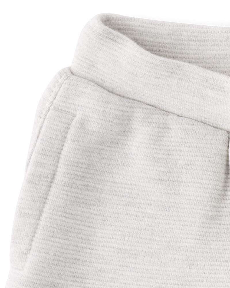 Baby 2-Pack Organic Cotton Textured Shorts, image 3 of 4 slides