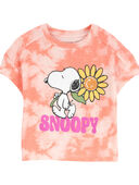 Peach - Toddler Snoopy Boxy Fit Graphic Tee