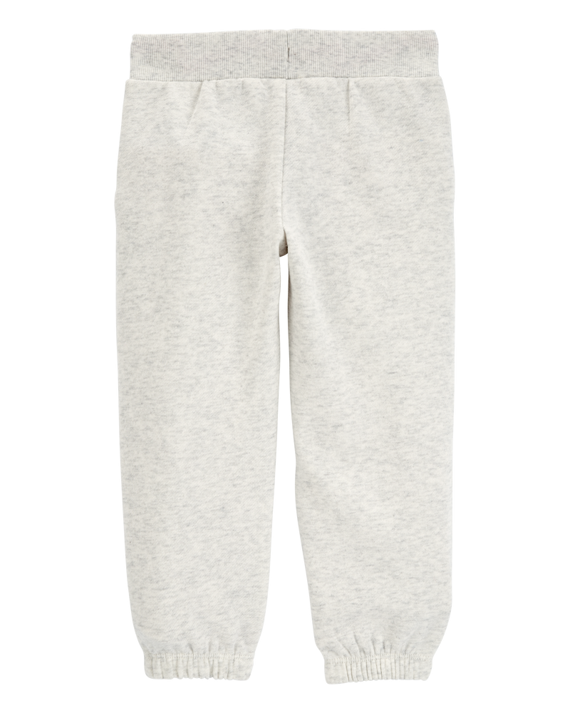 Toddler Pull-On Fleece Joggers, image 2 of 4 slides
