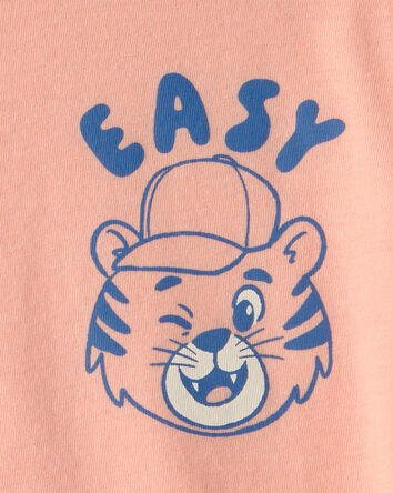 Toddler Tiger Graphic Tee - Orange, 