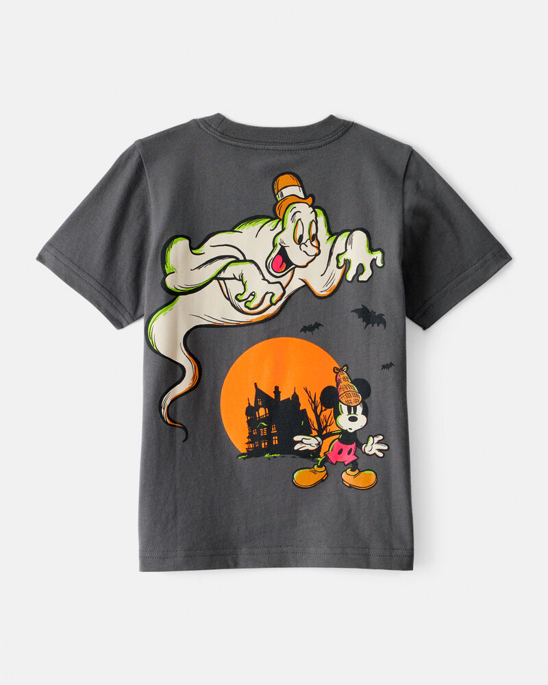 Toddler Disney© Mickey Mouse Halloween short-Sleeve Graphic Tee - Grey, image 2 of 4 slides