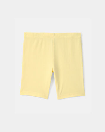 Girls Bike Shorts - Yellow, 