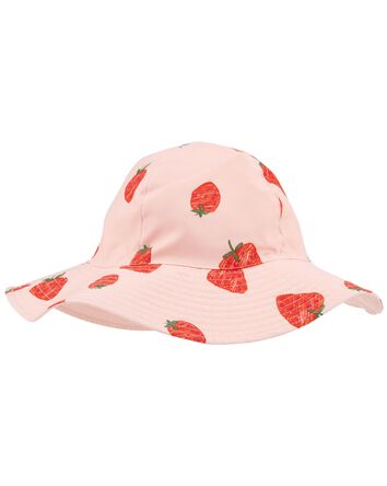 Toddler Strawberry Reversible Swim Hat, 