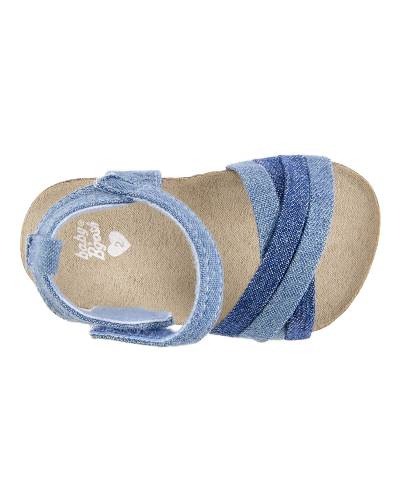 Baby Casual Chambray Sandals, image 4 of 6 slides