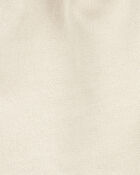 Baby Pull-On French Terry Shorts - Ivory, image 3 of 4 slides