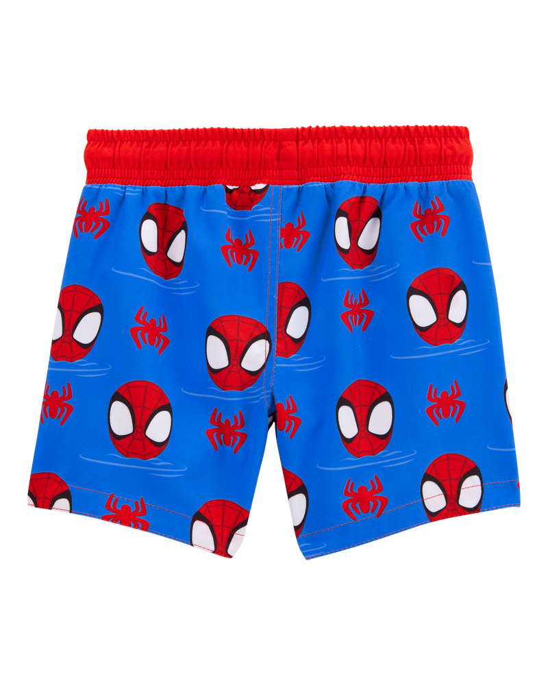 Toddler Marvel™ Spider-Man Swim Trunks - Red/Blue, image 2 of 3 slides