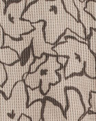 Baby Floral 2-Way Waffle Knit Sleep & Play Pajamas, image 2 of 4 slides