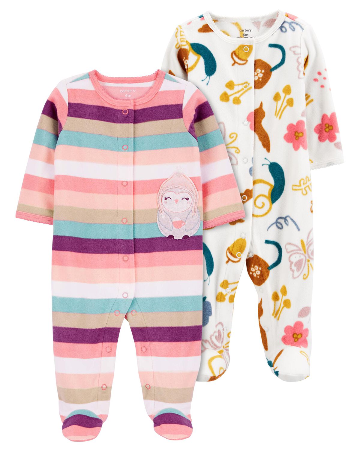 Multi Baby 2Pack Sleep & Play Pajamas