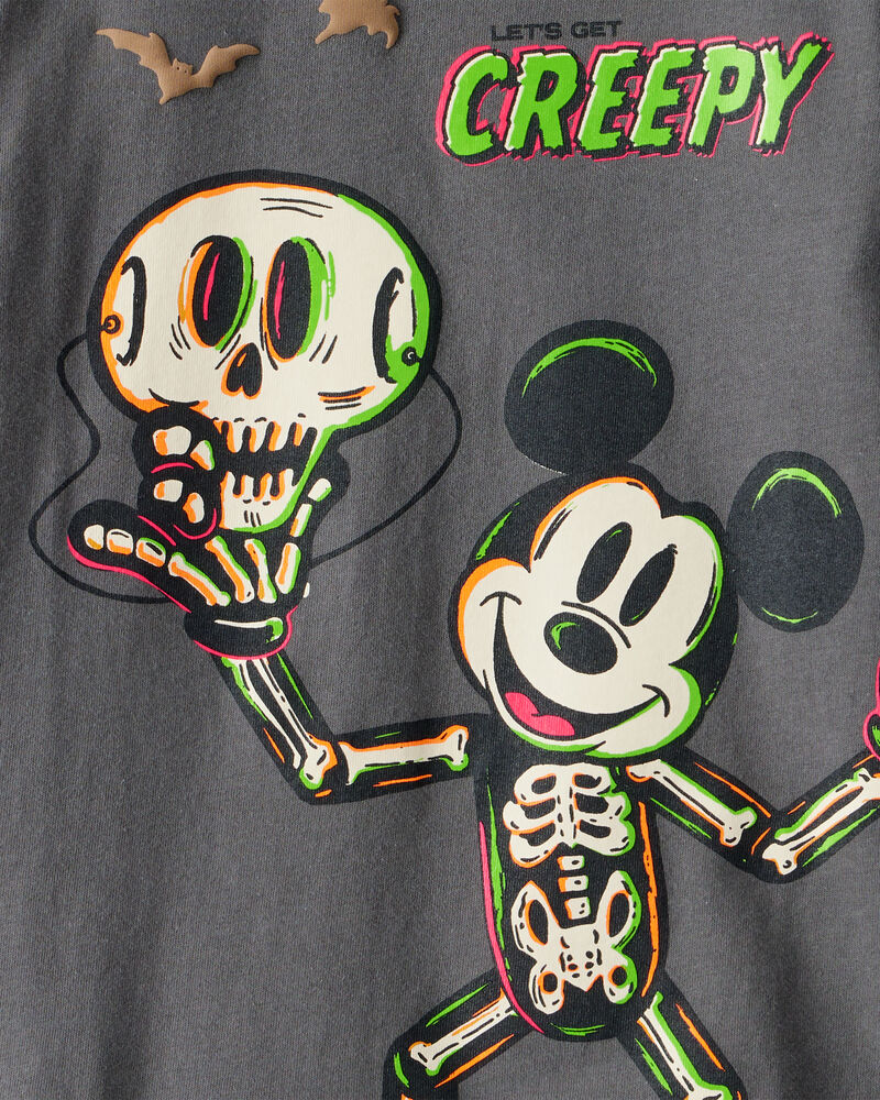 Toddler Disney© Mickey Mouse Halloween short-Sleeve Graphic Tee - Grey, image 3 of 4 slides