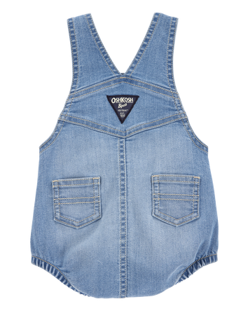 Baby Denim Bubble Romper, 