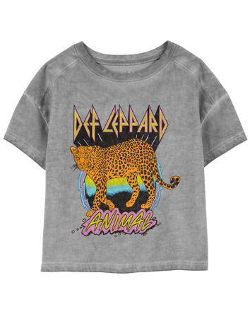 Kid Def Leppard Boxy Fit Graphic Tee, 