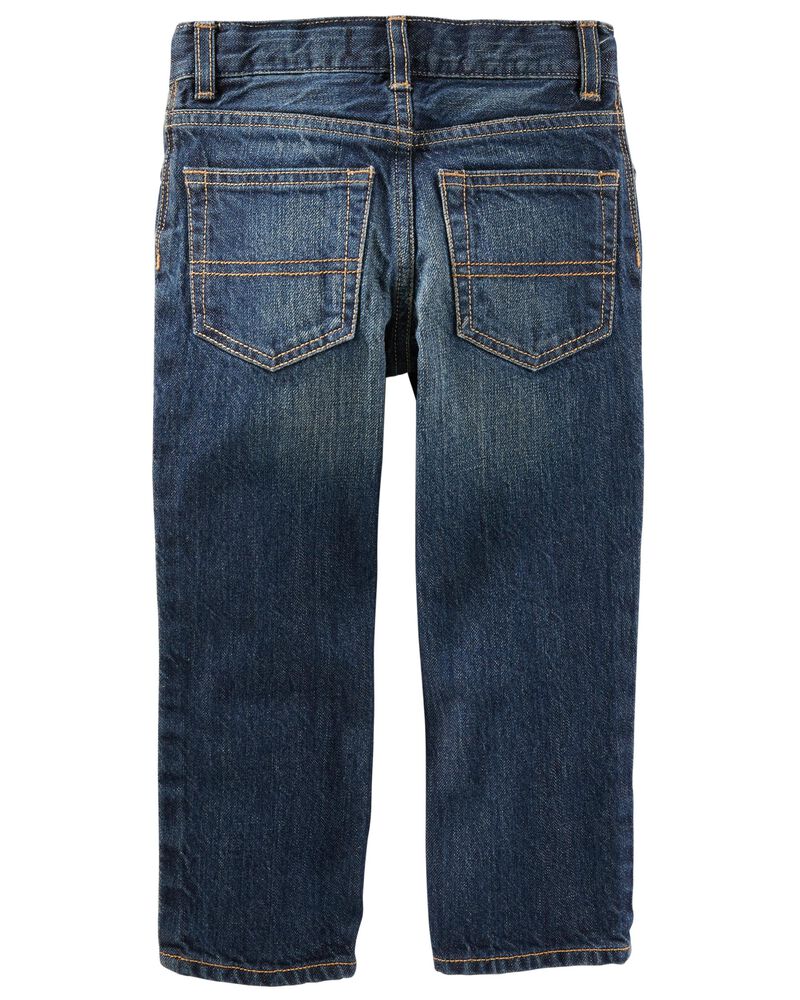 Kid Dark Tint Wash Straight-Leg Jeans , image 2 of 3 slides