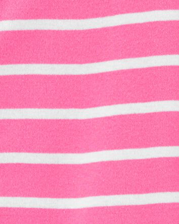 Toddler 1-Piece Striped 100% Snug Fit Cotton Footie Pajamas, 