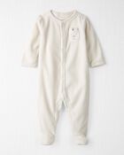Baby Sleep & Play Made with Recycled Microfleece Pajamas, image 1 of 4 slides