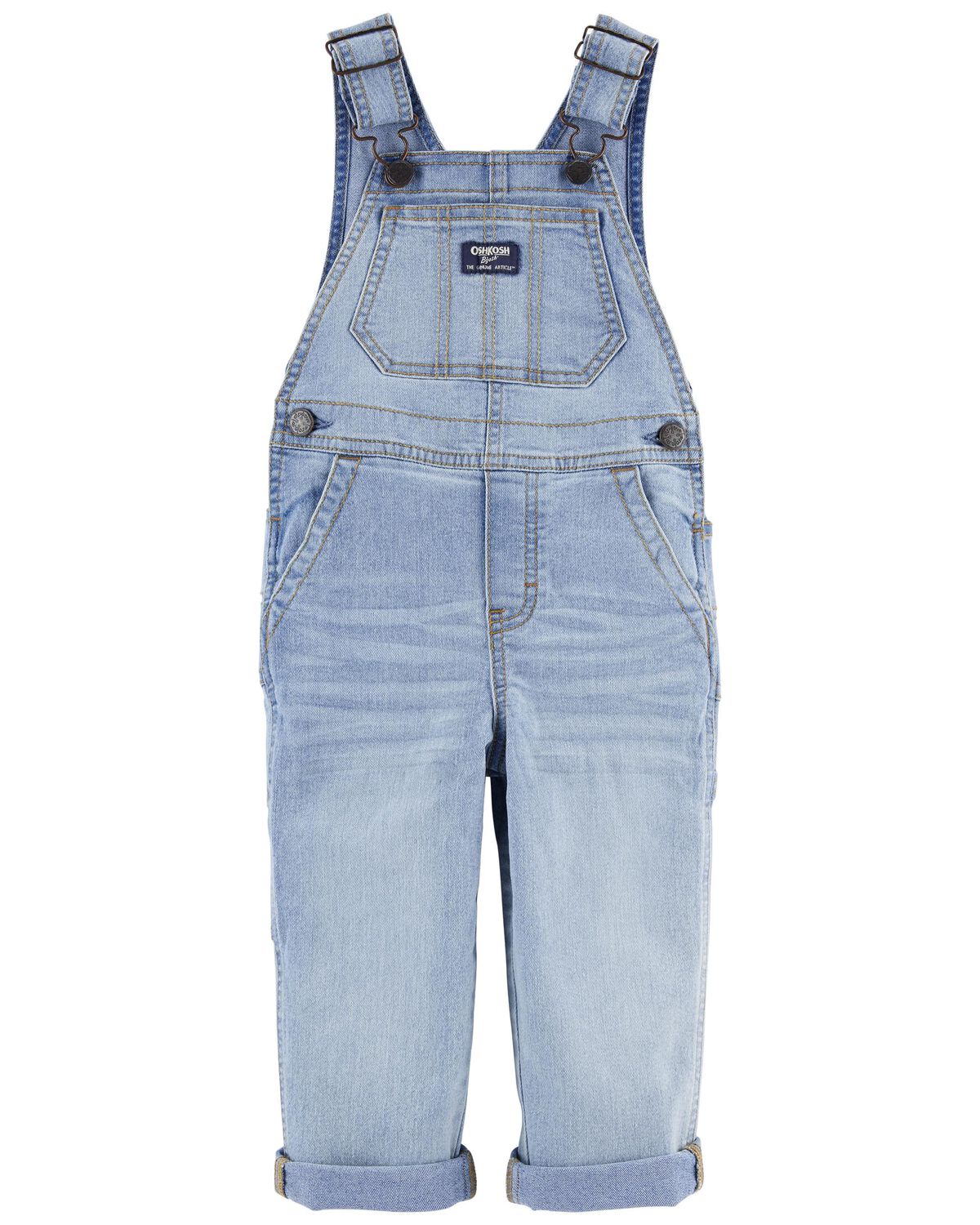 Portland Wash Stretch Denim Overalls