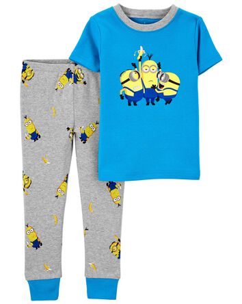 Toddler 2-Piece Minions 100% Snug Fit Cotton Pajamas, 