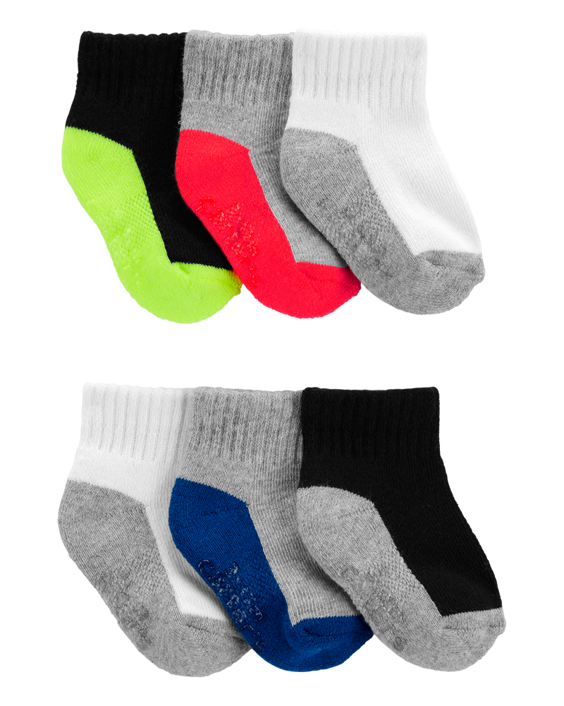 Baby 6-Pack Active Socks, image 1 of 2 slides