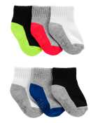 Baby 6-Pack Active Socks, image 1 of 2 slides