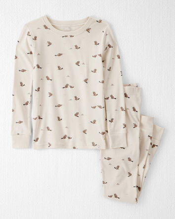 Kid Organic Cotton Pajamas in Beavers' Creek Print, 