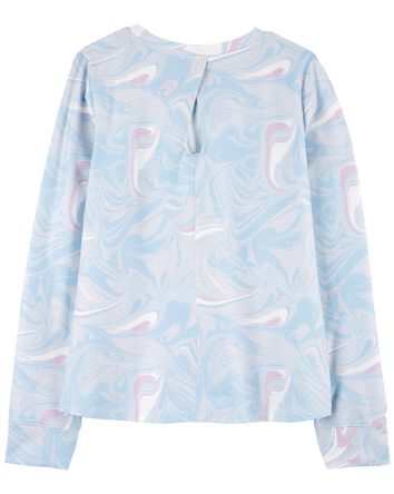 Kid Marble Active Jersey Top In BeCool™ Fabric, 