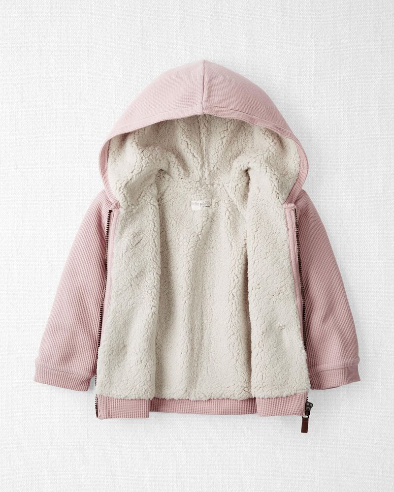 Toddler 
Sherpa Lined Jacket Made with Organic Cotton
, image 2 of 5 slides