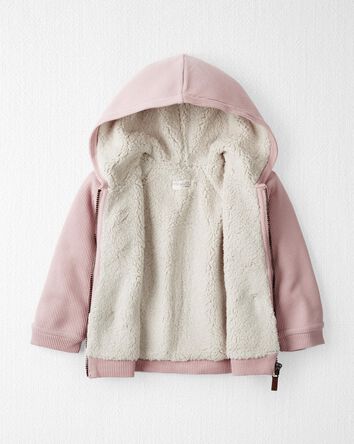 Toddler 
Sherpa Lined Jacket Made with Organic Cotton
, 