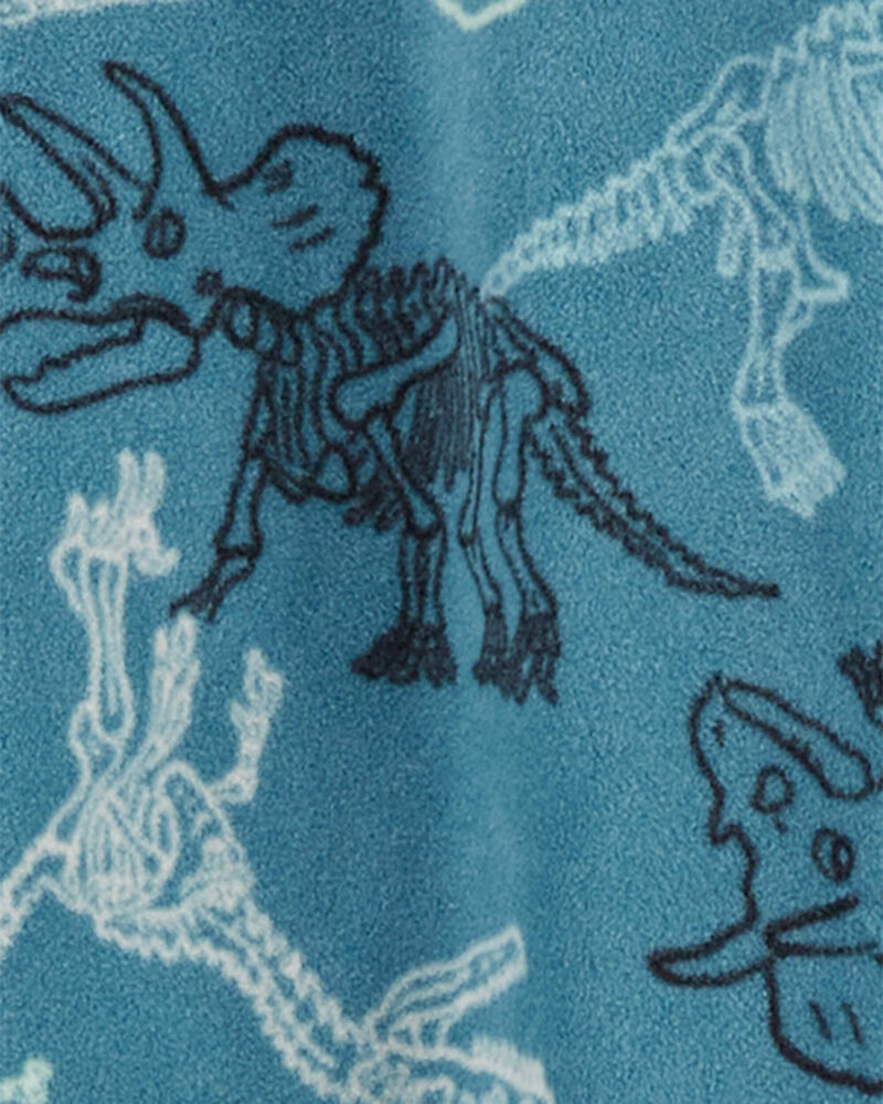 Kid 1-Piece Dinosaur Fleece Footless Pajamas
, image 2 of 3 slides