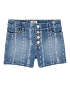 Kid Iconic Denim Short - Blue Ozone Wash, image 1 of 5 slides