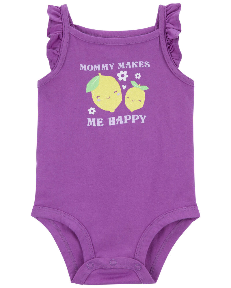 Baby 'Mommy' Sleeveless Bodysuit, image 1 of 3 slides