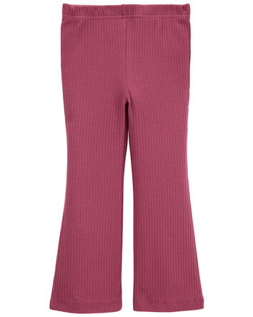 Toddler Flare Ribbed Pants, 