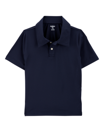 Kid Active Uniform Polo Shirt in Moisture Wicking BeCool™ Fabric - Navy, 